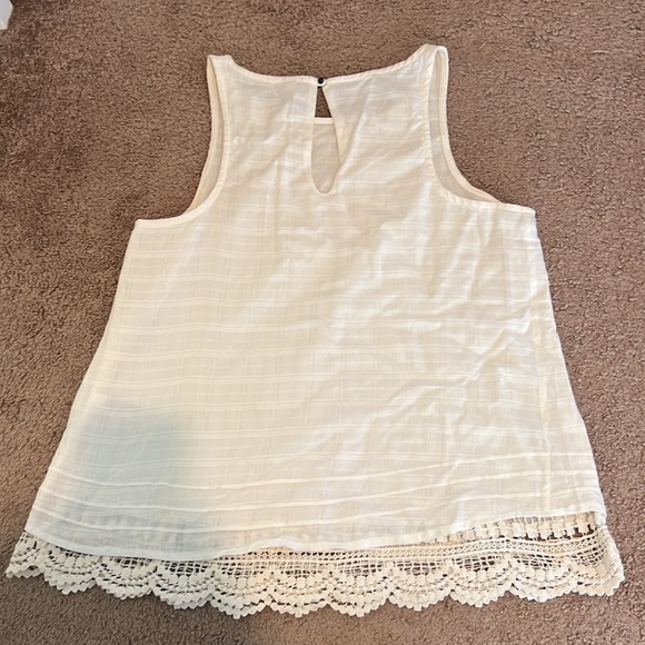Xhilaration White Tank Top - Picture 2 of 3